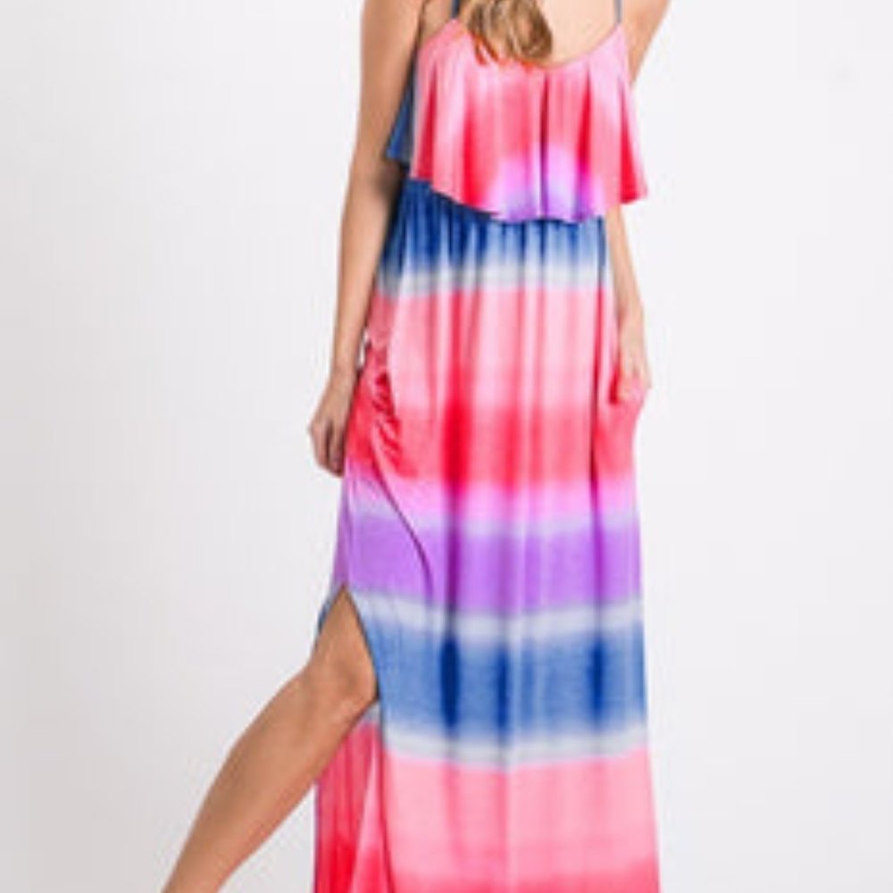 MULTI COLOR MAXI DRESS